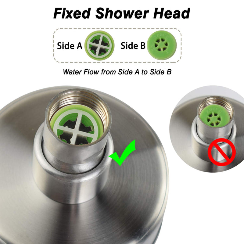 9 PCS Water Flow Restrictor 1.5/1.75/2.0/2.5/3.0 GPM Set, Shower Flow Control Valve Suitable for Fixed Shower Head or Handheld Shower with Holes Diameter of 0.606'', or 0.566'', or 0.496'' - NewNest Australia