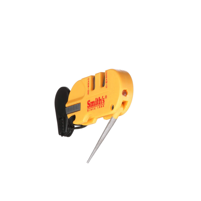 Smith's - S-50364 50364 Pocket Pal X2 Sharpener & Outdoors Tool Yellow - NewNest Australia