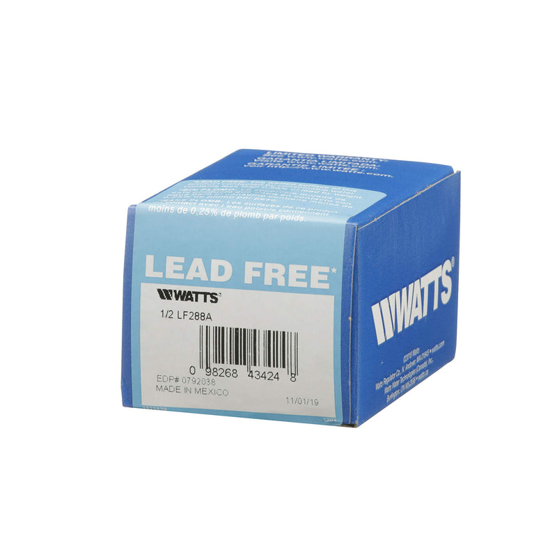Watts Water Technologies 1/2 LF288A Watts 288A Anti-Siphon Vacuum Breaker 1/2 In., Brass, Lead Free - NewNest Australia