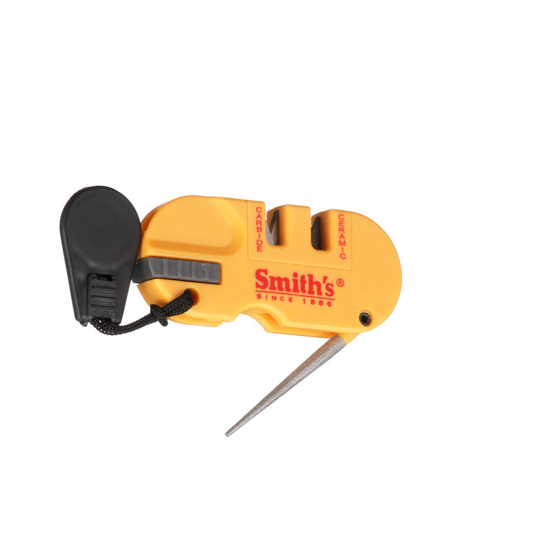 Smith's - S-50364 50364 Pocket Pal X2 Sharpener & Outdoors Tool Yellow - NewNest Australia
