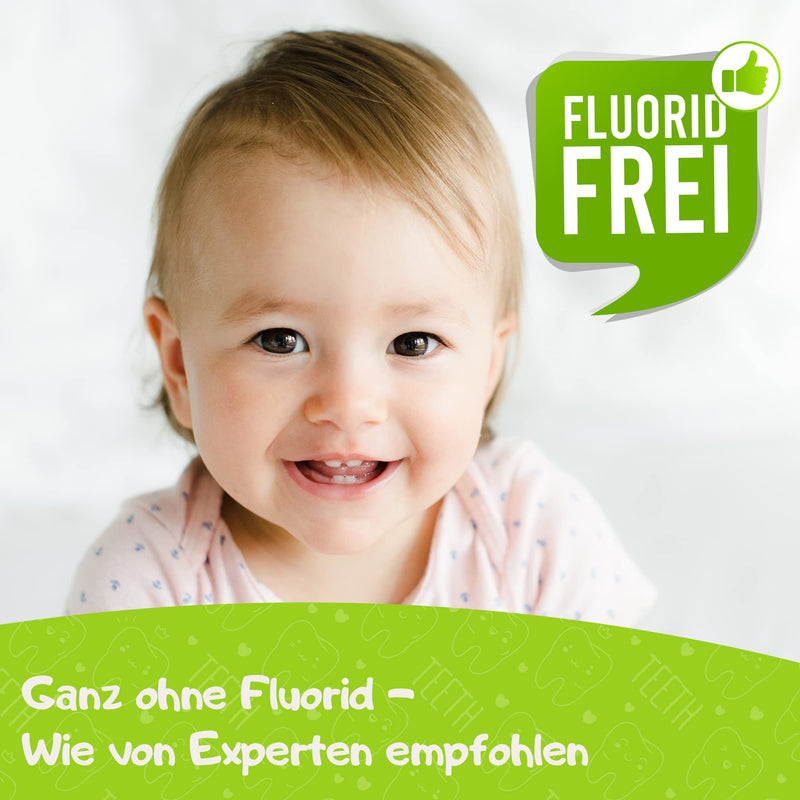 Oral7 Tiny Teeth. Baby Toothpaste With The Enzymes Of Breast Milk For Less Tooth Caries. With Free Fingerling. Toothpaste Baby With Great Apple Flavor. Toothpaste For Babies (6-24 Months) - NewNest Australia