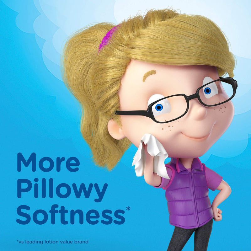 Puffs Plus Lotion Facial Tissues, 1 Family Box, 124 Tissues per Box - NewNest Australia