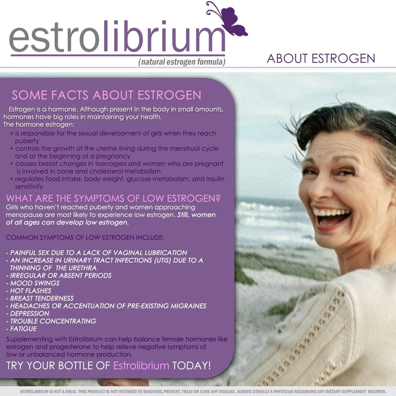 EstroLibrium Estrogen Pills for Women | Female Hormone Balance Supplement | Shatavari, Dong Quai, Red Clover and More | Improve Estrogen Levels from PMS to Menopause | VH Nutrition | 30 Day Supply - NewNest Australia