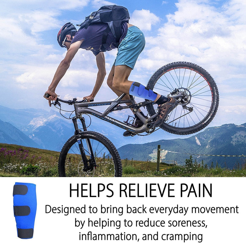 Calf Brace for Torn Calf Muscle and Shin Splint Relief - Calf Compression Sleeve for Strain, Tear, Lower Leg Injury - Runners Neoprene Splints Wrap for Men and Women - NewNest Australia