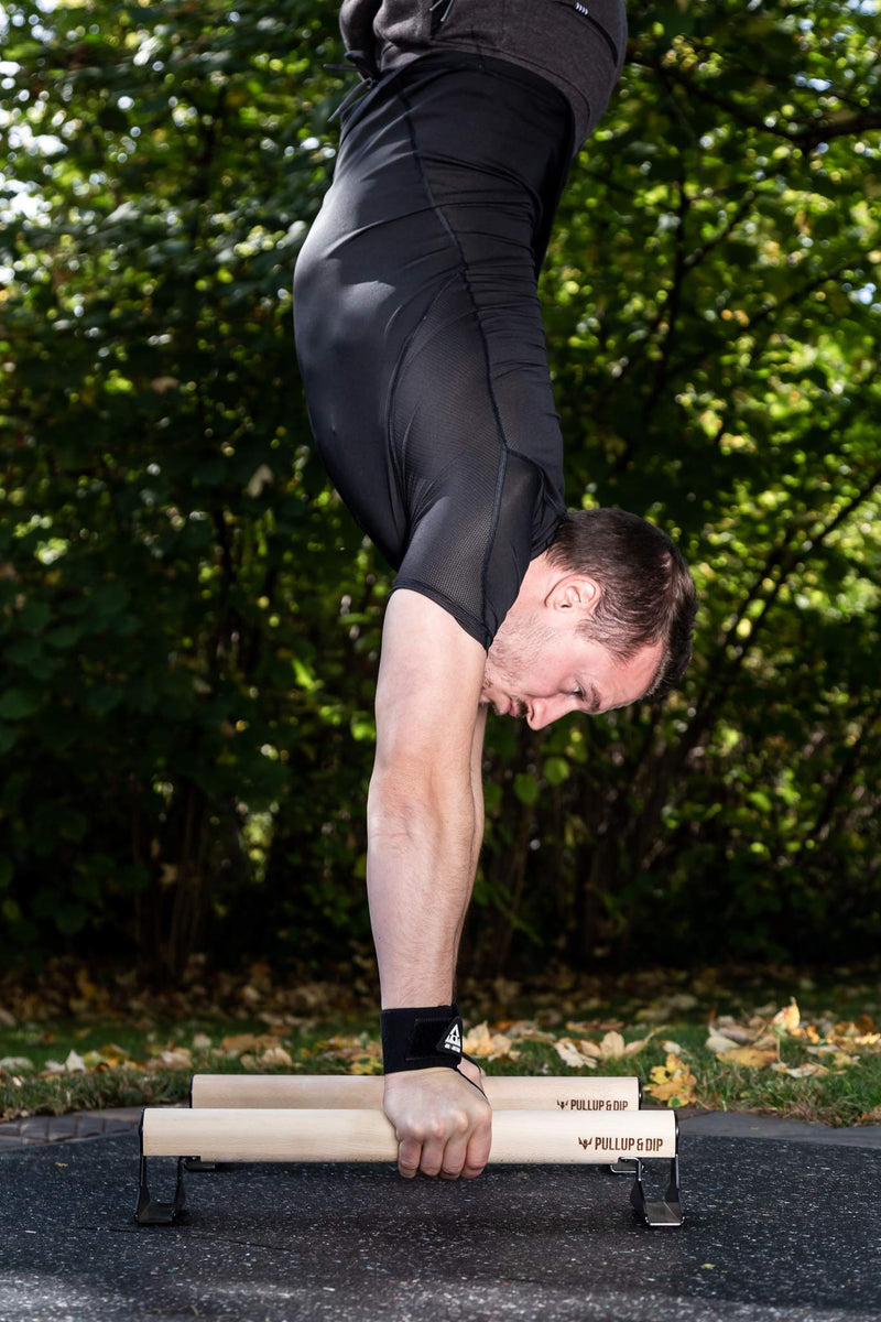 PULLUP & DIP Wrist Wraps, Professional Wrist Support for Weightlifting, Calisthenics, Crossfit, Bodybuilding & Strength Training, Stabilizing & Protective for Women & Men, No More Wrist Pain Pullup & Dip Branding - NewNest Australia