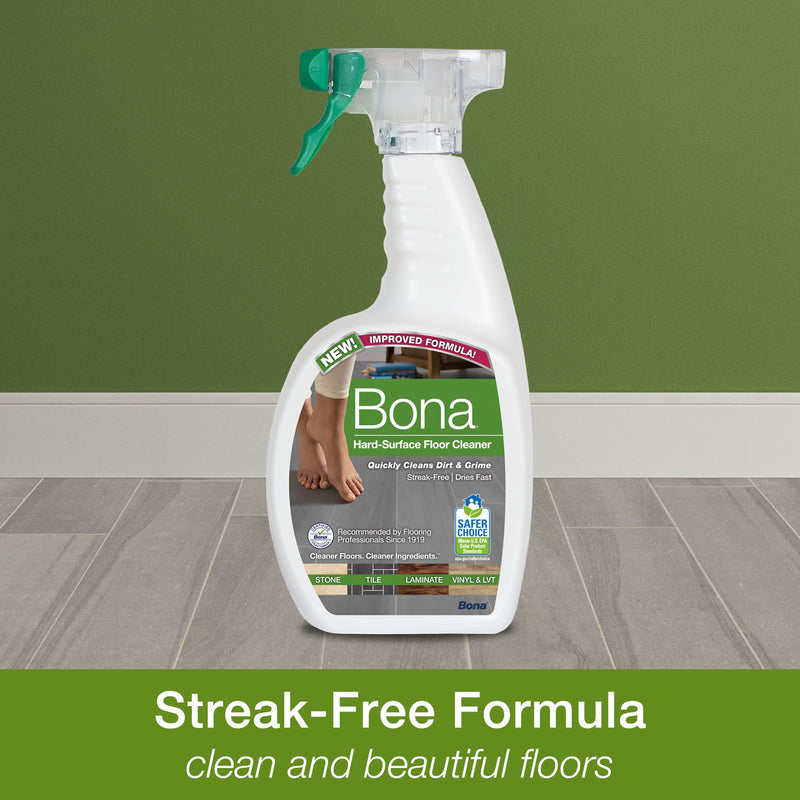 Bona HardSurface Floor Cleaner Spray, for Stone Tile Laminate and