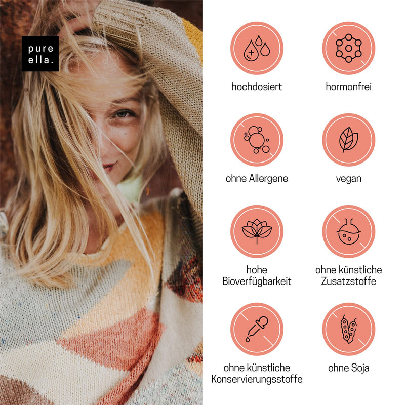 Pure Ella vital substance complex for women Contains monk's pepper