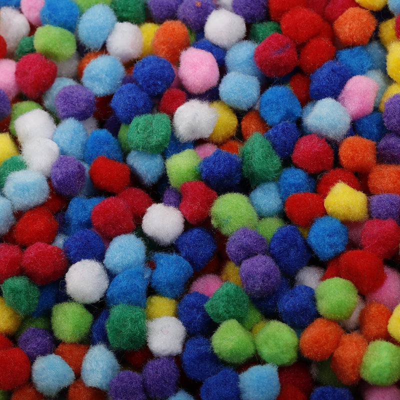 Incraftables 1500 Pcs Pom Poms with Googly Eyes. Best Colored