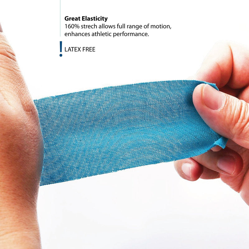 3-Pack Kinesiology Tape Pro Athletic Sports. Knee, Ankle, Muscle, Kinetic Sport Dynamic, Physical Therapy. Strong-Rock Breathable h2o Resist Cotton.Roll,Uncut,2in x 16.4ft.Bulk k Multi-Coloured - NewNest Australia