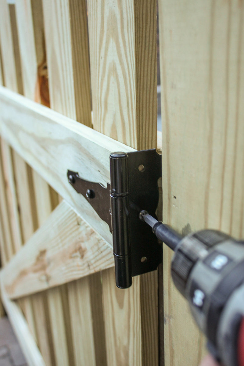 National Hardware N109-037 SPB841 Ornamental T Hinge in Black,8 Inch 8 Inch National Hardware Packaging - NewNest Australia