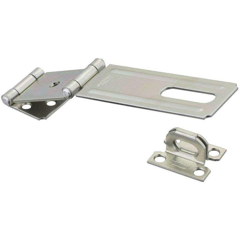 National Hardware N103-291 V34 Double Hinge Safety Hasp in Zinc plated, 4-1/2" 4 Inch - 1/2 Inch - NewNest Australia