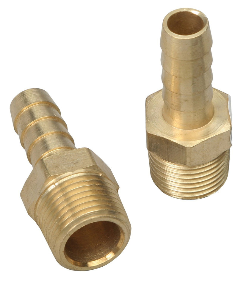 Trans-Dapt 2270 Brass Straight Fuel Hose Fittings - Set of 2 - NewNest Australia