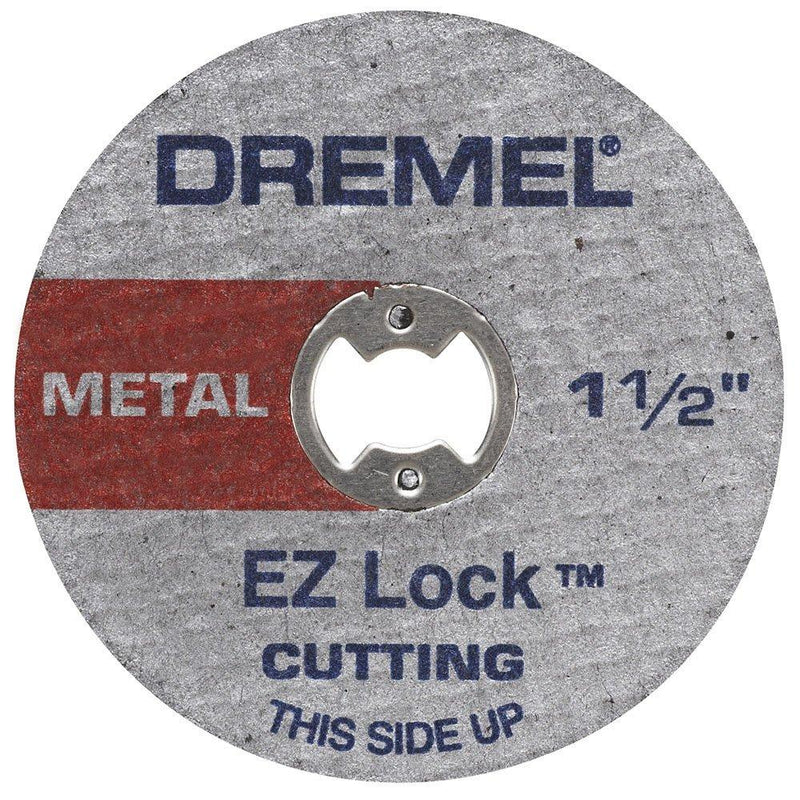 Dremel EZ456, 1 1/2-Inch (38.1 mm) Wheel Diameter, EZ - Lock Fiberglass Reinforced Cut-off Wheels, Rotary Tool Cutting Disc for metal cutting, 5 pieces, Medium - NewNest Australia