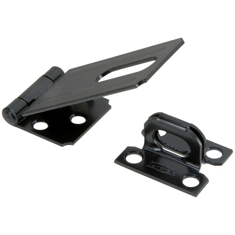 National Hardware N305-953 V30 Safety Hasp in Black,3-1/4" Updated Packaging - NewNest Australia