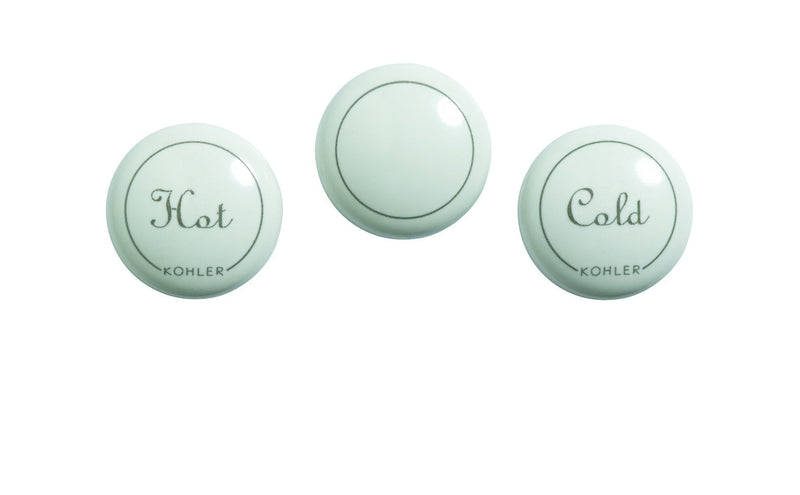 KOHLER GP1077792-0 Genuine Part Fairfax Widespread Plug Buttons, White - NewNest Australia