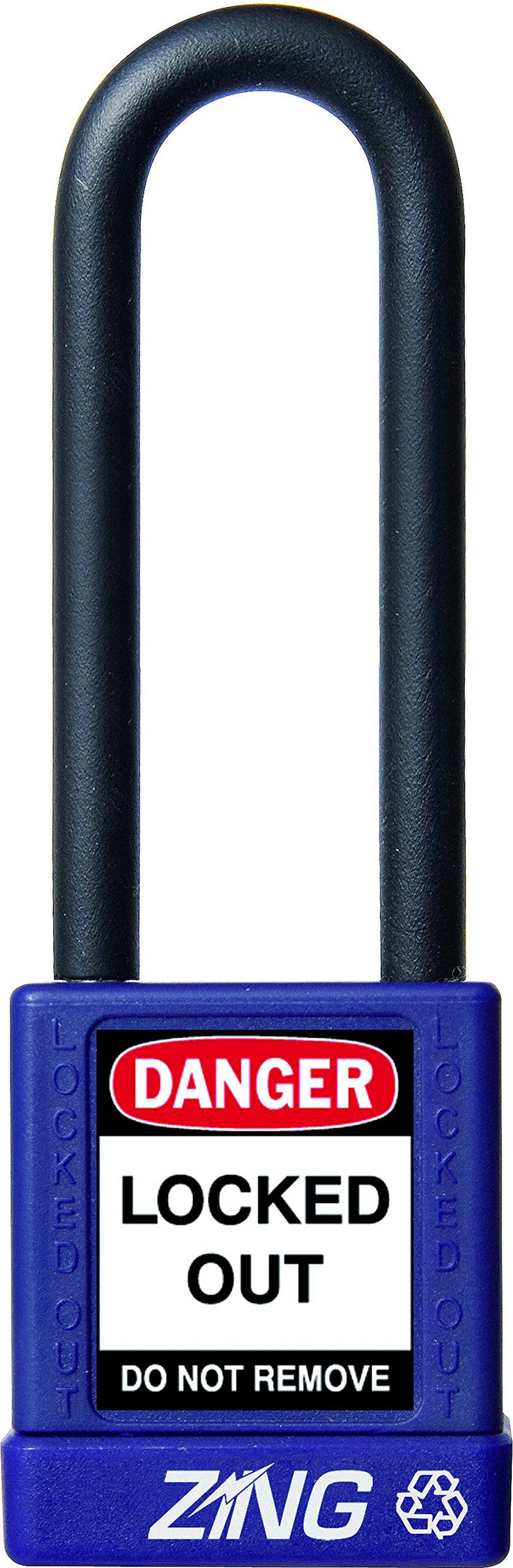 ZING 7056 RecycLock Safety Padlock, Keyed Different, 3" Shackle, 1-3/4" Body, Purple - NewNest Australia