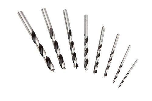 Fisch - FSF-134893 FSF-328094 3 - 10mm Set of Chrome Vanadium Brad Point Drill Bits, 8-Piece - NewNest Australia