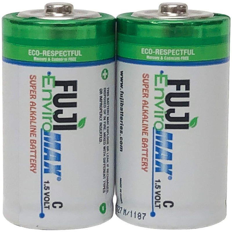 Fuji Enviromax 4200BP2 EnviroMax C Super Alkaline Batteries, 2 pk, White, 2 CT - NewNest Australia