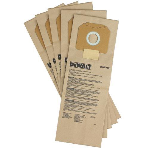 DEWALT DWV9401 Paper Bag for DWV012 Dust Extractor, 5-Pack - NewNest Australia