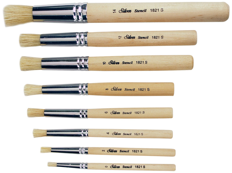 Silver Stencil 8pc Set Stencil Short 8 Pc NewNest Australia