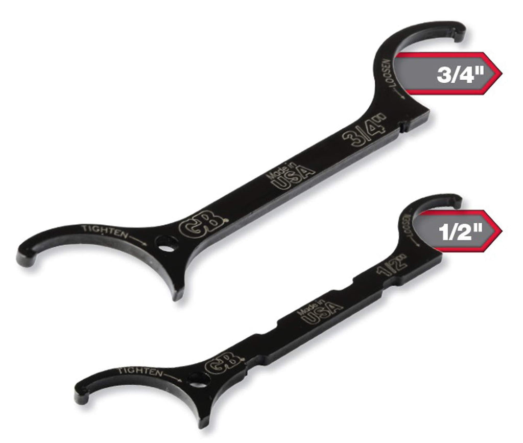 Gardner Bender LNW-KIT Locknut Wrench Kit, ½ & ¾ Inch., Loosen / Tighten locknuts, Steel Construction fits UL locknuts, 2 Pk. Bundle, Black 2-pack Bundle - NewNest Australia