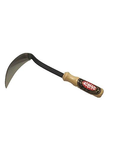 BlueArrowExpress Kana Hoe 217 Japanese Garden Tool - Hand Hoe/Sickle is Perfect for Weeding and Cultivating. The Blade Edge is Very Sharp. - NewNest Australia