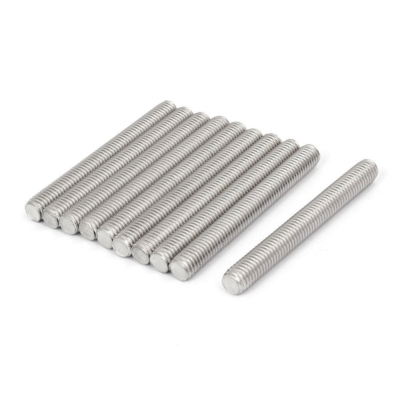 uxcell M8 x 70mm 1.25mm Pitch 304 Stainless Steel Fully Threaded Rods Bar Studs 10 Pcs - NewNest Australia