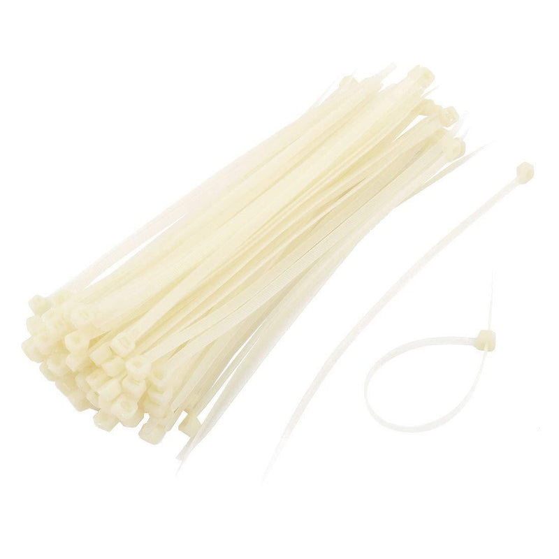 uxcell Plastic Self Locking Reusable Cable Zip Ties Fastener 198 x 5mm 100pcs Beige - NewNest Australia