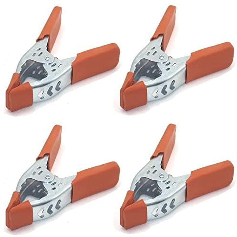 Black Duck Brand 6" inch Clamp Large Heavy Duty Spring Metal - 3 inch Jaw opening (4 Metal Spring Clamps) 4 Metal Spring Clamps - NewNest Australia