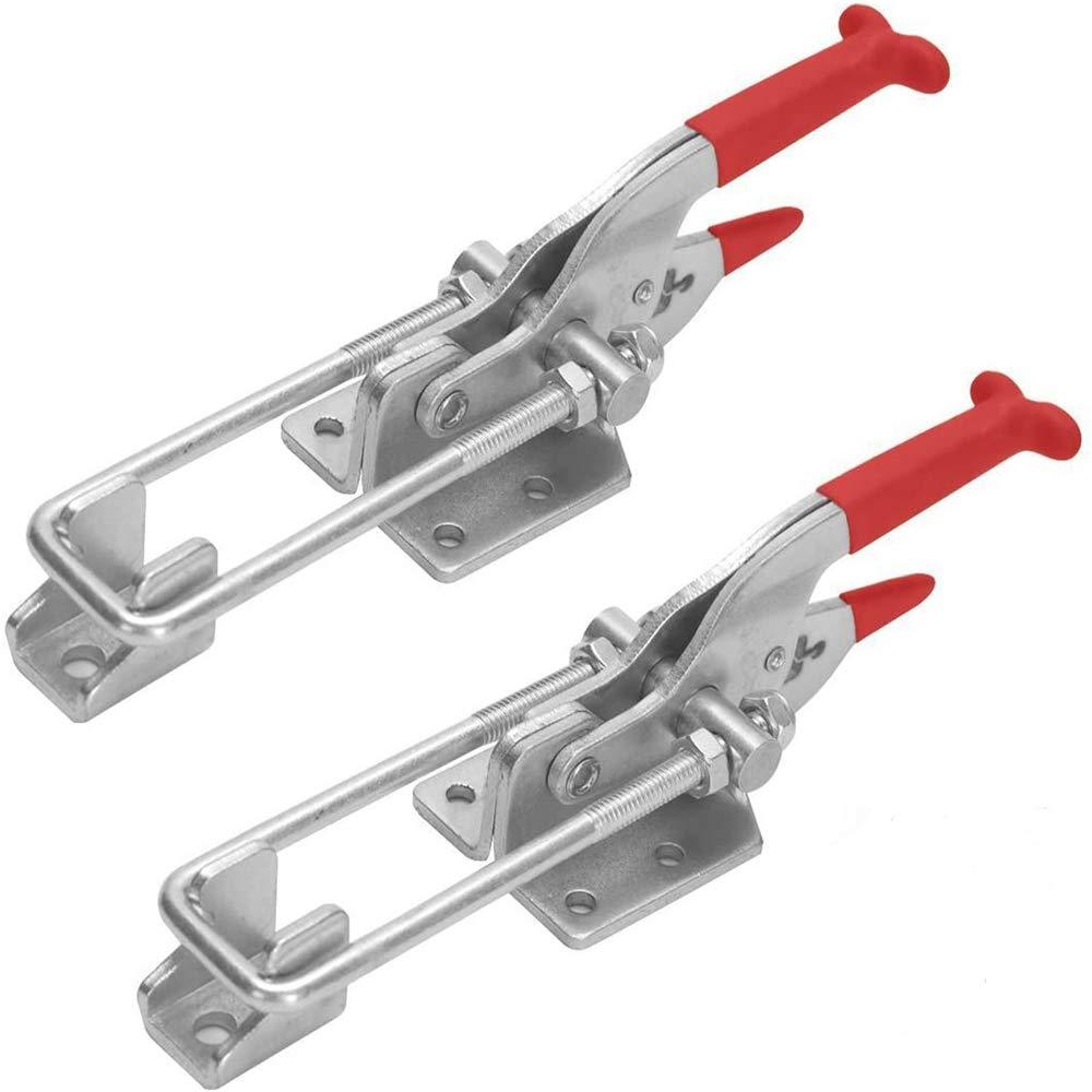 Accessbuy 2-Pack 2000lbs Capacity Heavy Duty Adjustable Latch U Bolt Self-lock Toggle Clamp (2PCS) - NewNest Australia