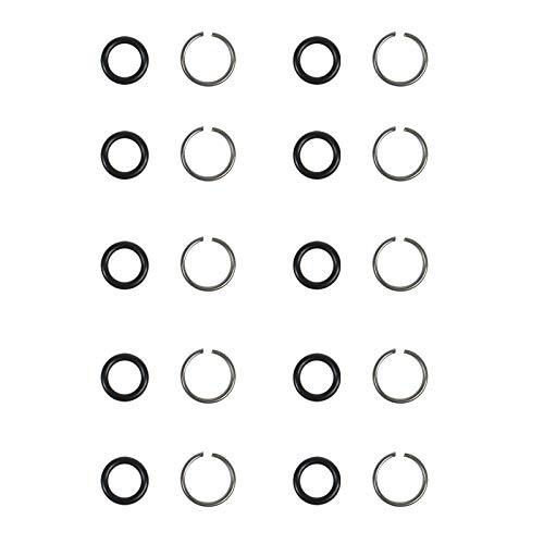 1/2" Impact Wrench Socket Retainer Retaining Ring with O-Ring Mac IR - 10 Sets. Anvil Retaining Ring Install Tool Included - NewNest Australia