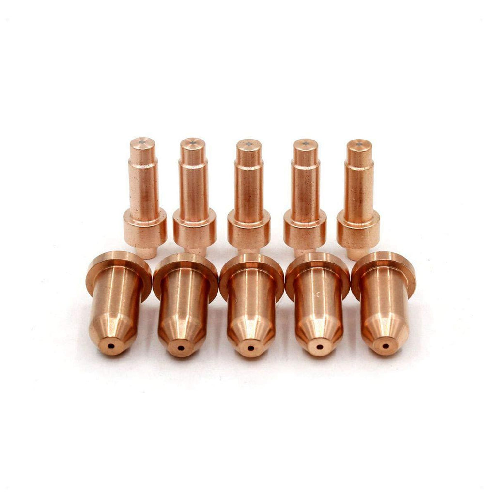 WeldingStop 10 Pieces Plasma Cutting XT40 Torch Consumables Electrode 249926 Nozzle 40A 249928 Tip for Miller - NewNest Australia