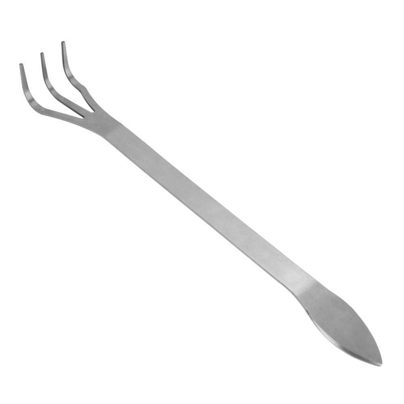 GLOGLOW Bonsai Rake Lightweight 3-Prong Stainless Steel Root Rake Loosen Soil Bonsai Tree Toool with Ergonomic Handle for Gardening Plants - NewNest Australia
