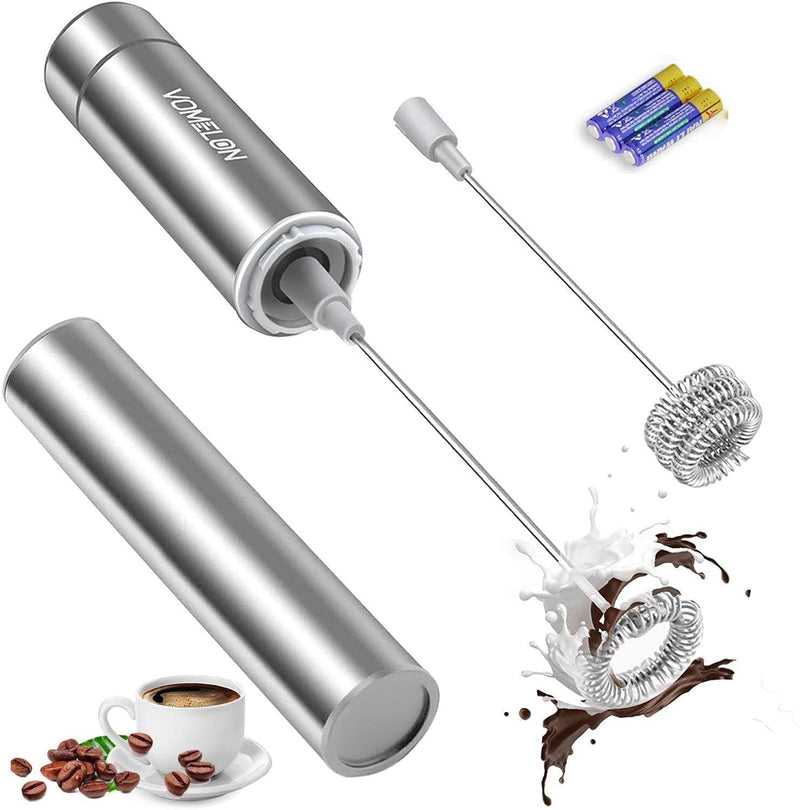 Milk Coffee Frother Electric, Handheld Foam Maker Milk Coffee Whisk Foamer  Blender, Drink Mixer Frothing Frother Wand for Coffee, Chocolate, Latte,  Capuccino, Milk Tea, Coconut Milk, Keto Diet & Egg 