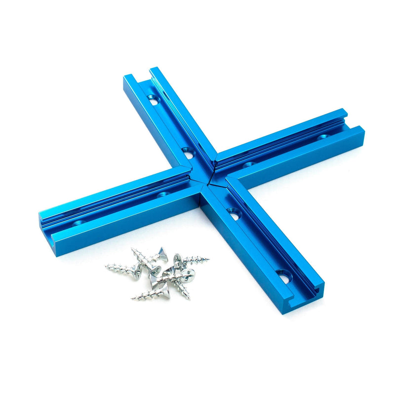 POWERTEC 71209 T-Track Intersection Kit with Wood Screws Intersection Kit + Screws - NewNest Australia