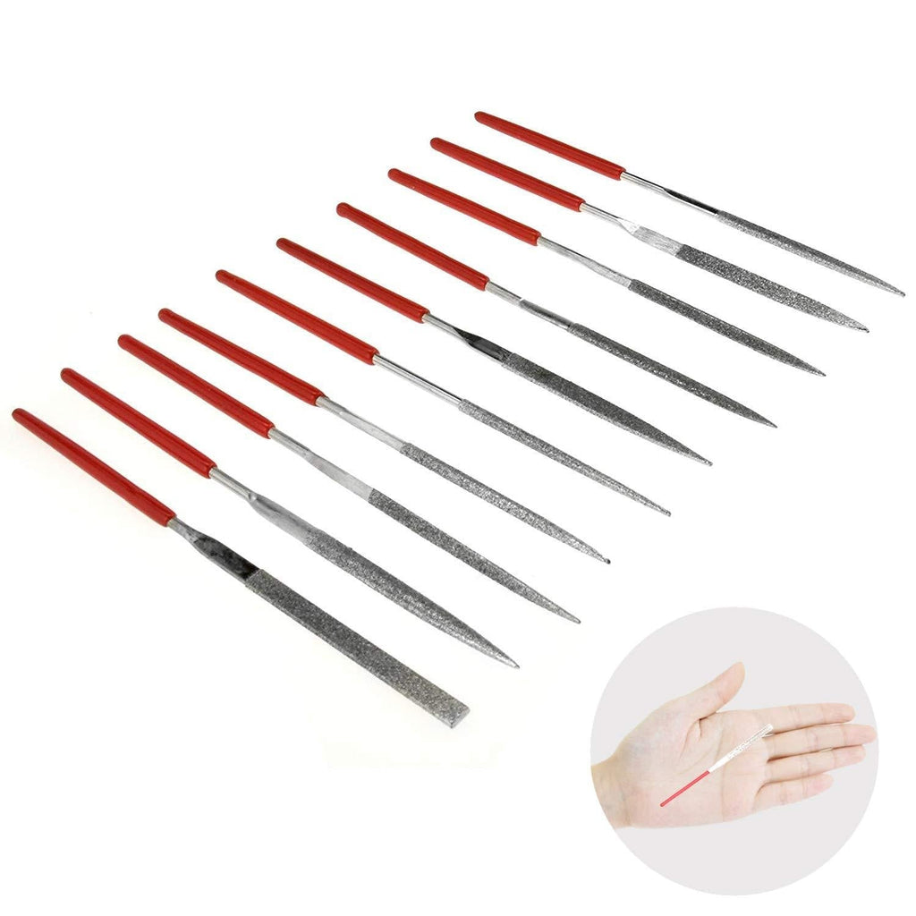 Kalim MINI Diamond Needle File Set (10pcs 150 Grit Precision Diamond File) - NewNest Australia