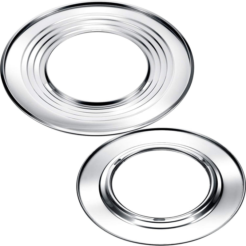 Boao 2 Pieces 11 Inch and 12 Inch Steam Ring, Stainless Steel Steaming Ring Adapter Fits 8 to 12 inches Stock Pots - NewNest Australia