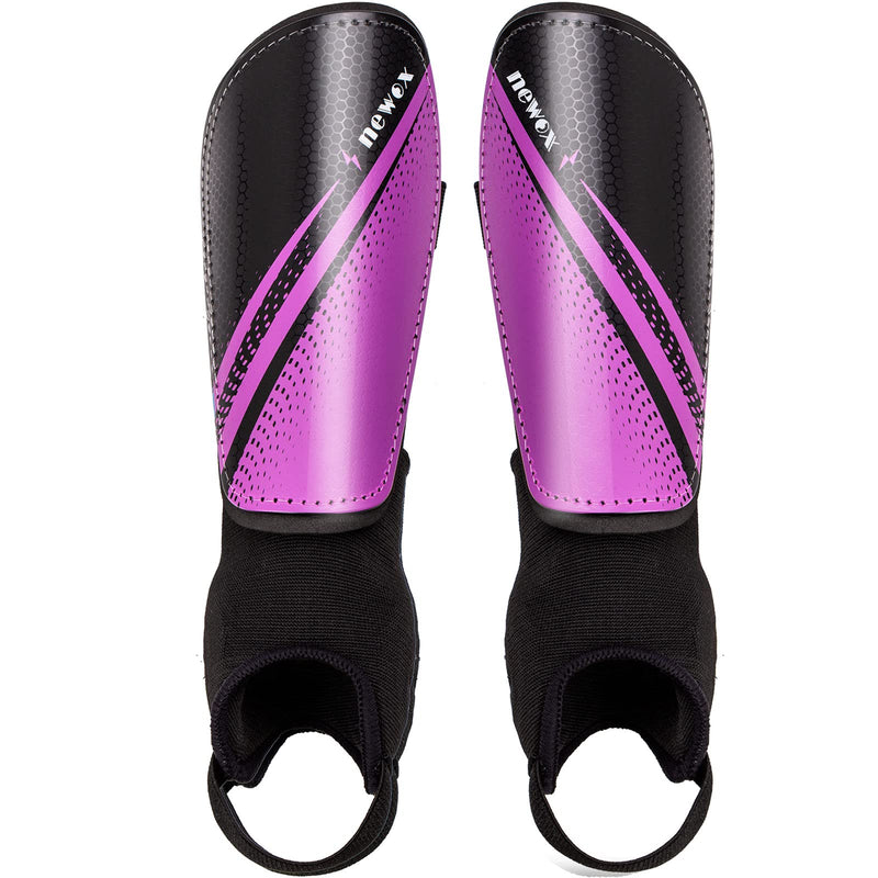 newox Soccer Shin Guards Kids Youth - Shin Pads Protection Boys Shin Guards Soccer Youth - Soccer Shin Guards for Kids 3-15 Years Old Girls Boys purple X-Small - NewNest Australia