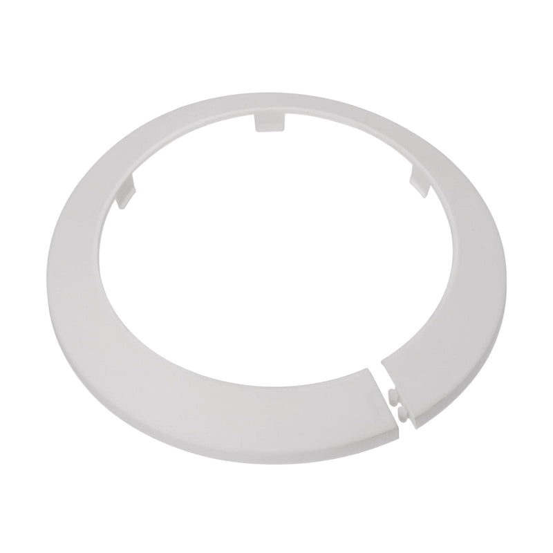 uxcell Pipe Cover Decoration, 110mm PP Plastic Radiator Escutcheon Water Pipe Drain Line Cover White 2pcs - NewNest Australia