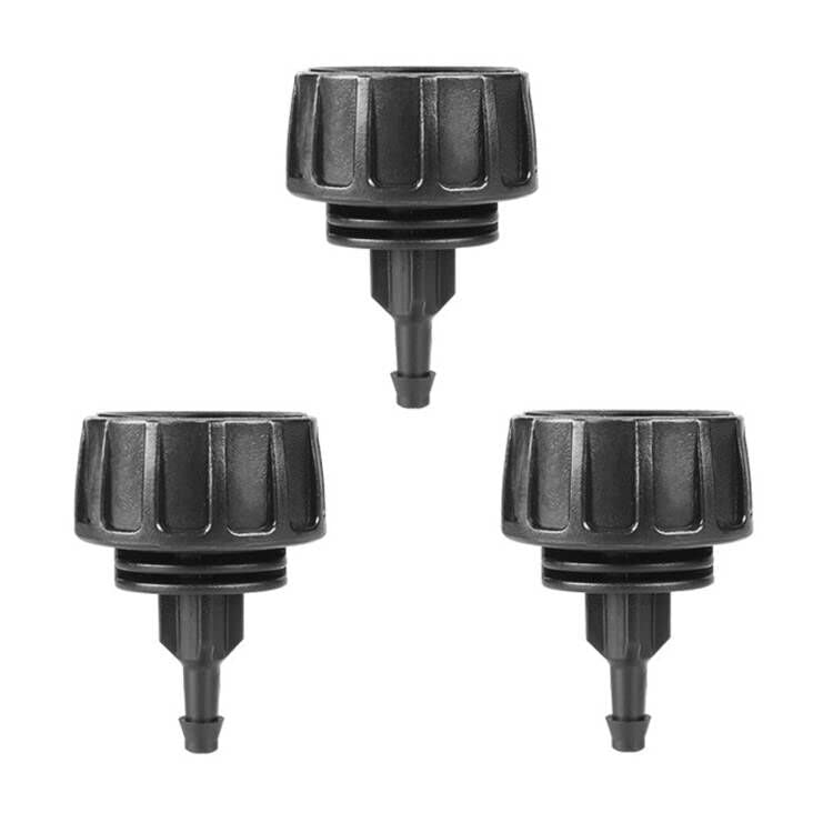 Yulaiyoen Drip Irrigation Hose Connectors,1/4 Inch Drip Irrigation Tubing x 3/4 FHT Swivel Garden Faucet Adapter, Convert 3/4" Garden Hose to 1/4" Drip Pipe for Irrigation Kits (3-Pack) 3/4 to 1/4 inch Faucet Adapter - NewNest Australia