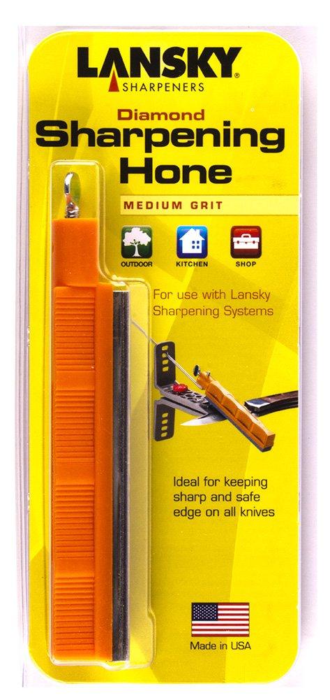 Lansky Medium Diamond Sharpening Hone with Orange Holder - NewNest Australia