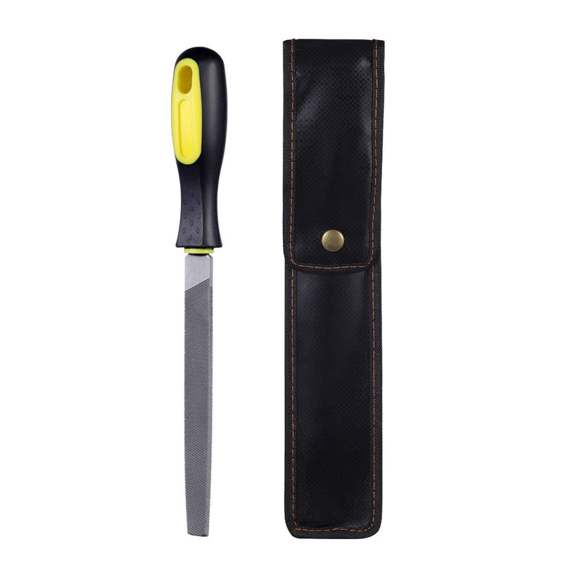 UEETEK 6-inch Hardened Steel File Flat Metal File Sharpening Tools with Comfortable Hand Grip Handles - NewNest Australia