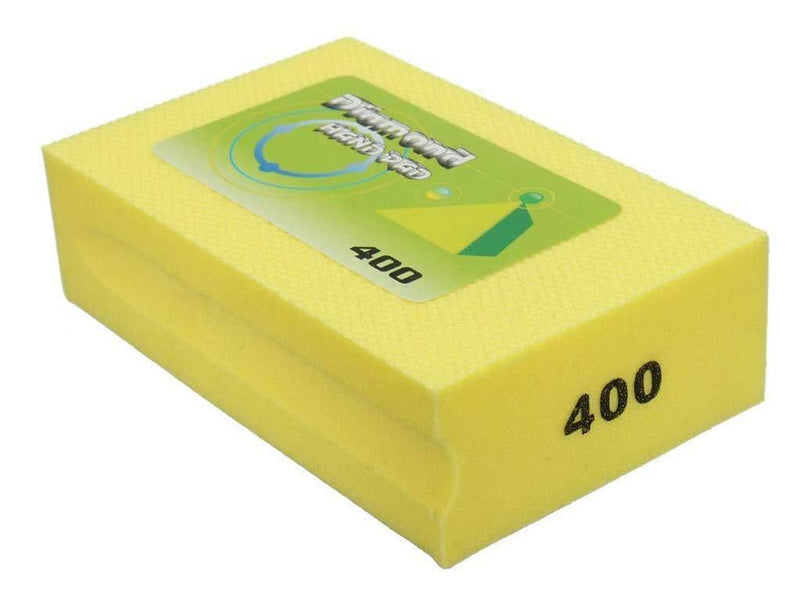 Sanding Blocks Polishing Grinding Block Diamond Polishing Hand Pads Block For Granite Marble Glass Grinding 60-3000Grit (400 Grit) 400 Grit - NewNest Australia