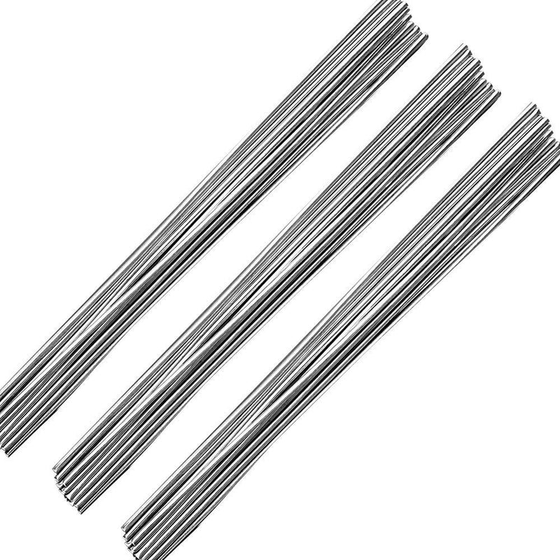 Aluminum Welding Rods, Linkhood 30-Pack Universal Low Temperature Aluminum Welding Cored Wire for Electric Power, Chemistry, Food, Silver 0.08 x 10in/2 x 250mm (30-pack) - NewNest Australia