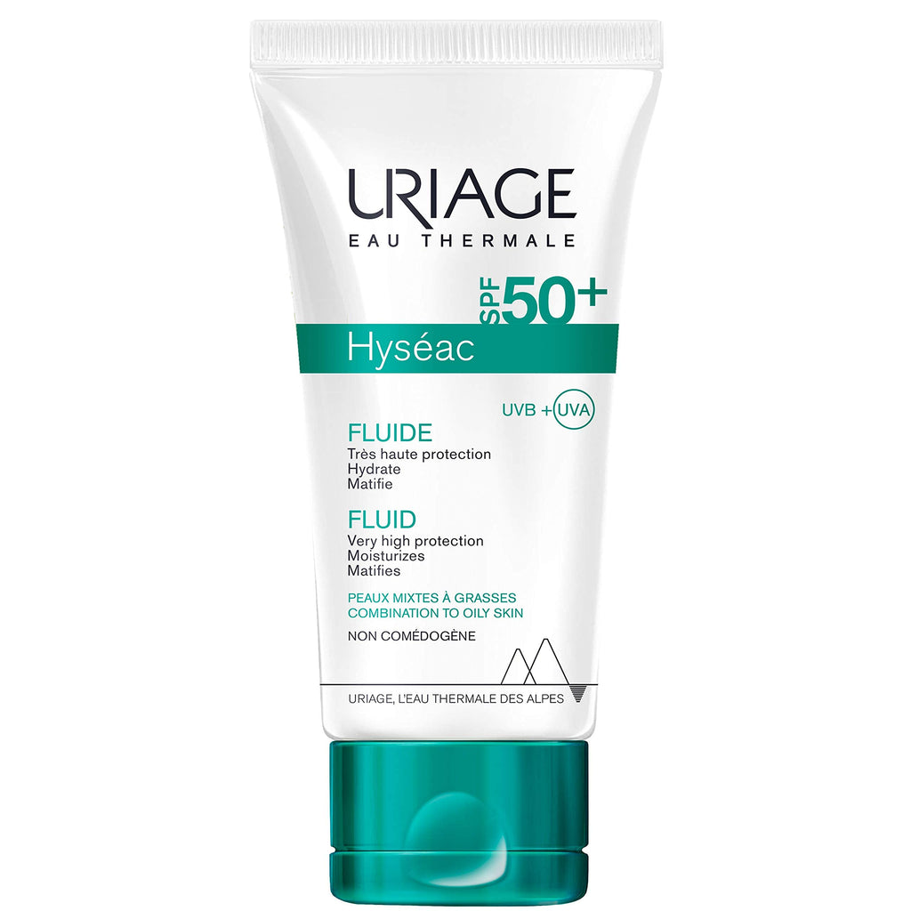 Hyseac by Uriage Eau Thermale Fluid SPF50+ 50ml - NewNest Australia