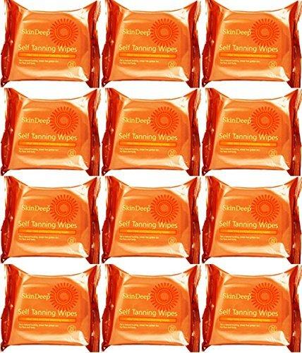 Skin Deep Self Tanning Wipes 20 Wipes x 12 Packs by Skin Deep - NewNest Australia