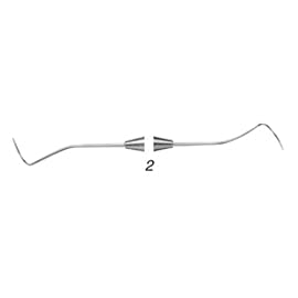 #3CH Double End Dental Explorer with a Stainless Steel Handle. Pigtail