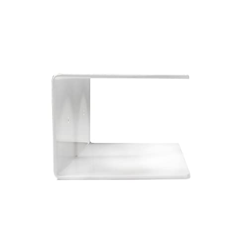 TrippNT 50017 White Acrylonitrile Butadiene Styrene Double Bottle Holder, Stores 2 Bottles of 500mL, 4.25" Diameter x 7.5" Width x 3.25" Height 7.5 x 3.25 4.25 inches