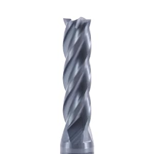 ISB 5/32’’ Carbide Square End Mill Set, 4 Flute Micro Grain Carbide Mill Bits for Alloy Steels/Hardened Steels, Suitable for DIYers and Professionals, 5 Pcs 5/32 in