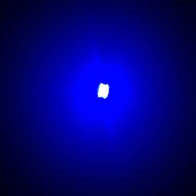 Taidacent 24V 200mm Wireless Led Coil Wireless LEDs and Inductive Induction Coil Charger Module for Creative 3D Ring Night Light (Only 10 Blue Wireless LEDs Without Transmitter Coil) Only 10 Blue Wireless LEDs